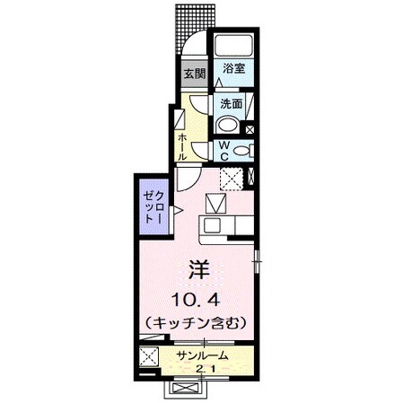 アミスターＫ　Ⅰの物件間取画像